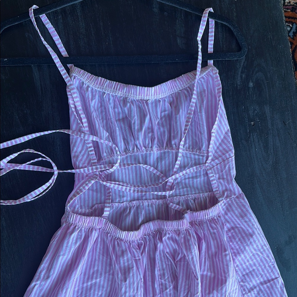 Pink Striped dres - Picture 2 of 3